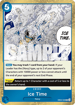 Ice Time (EB04-028) - The Azure Sea's Seven (Rare) [OP14-EB04-028] - Cards Beyond