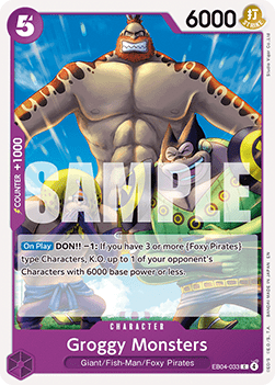 Groggy Monsters (EB04-033) - The Azure Sea's Seven (Common) [OP14-EB04-033] - Cards Beyond