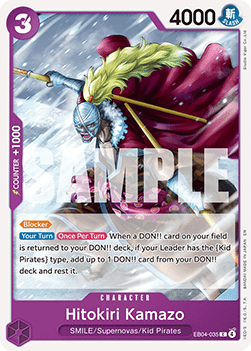 Hitokiri Kamazo (EB04-035) - The Azure Sea's Seven (Common) [OP14-EB04-035] - Cards Beyond