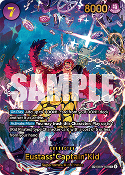 Eustass"Captain"Kid (EB04-039) (V.2) - The Azure Sea's Seven (Special Rare) [OP14-EB04-039] - Cards Beyond