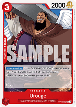 Urouge (OP14-002) - The Azure Sea's Seven (Uncommon) [OP14-002] - Cards Beyond