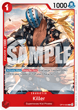 Killer (OP14-005) - The Azure Sea's Seven (Common) [OP14-005] - Cards Beyond