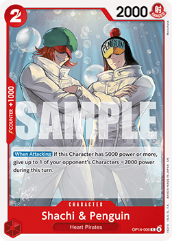 Shachi & Penguin (OP14-006) - The Azure Sea's Seven (Common) [OP14-006] - Cards Beyond