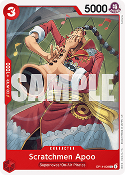 Scratchmen Apoo (OP14-008) - The Azure Sea's Seven (Common) [OP14-008] - Cards Beyond