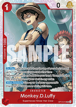 Monkey.D.Luffy (OP14-013) (V.1) - The Azure Sea's Seven (Super Rare) [OP14-013] - Cards Beyond