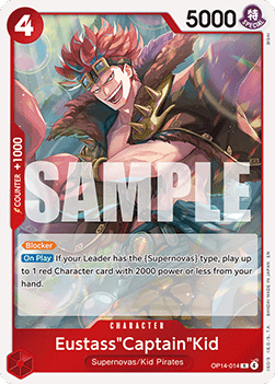 Eustass"Captain"Kid (OP14-014) - The Azure Sea's Seven (Rare) [OP14-014] - Cards Beyond