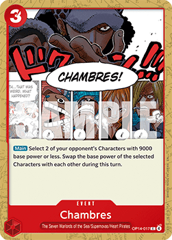 Chambres (OP14-017) - The Azure Sea's Seven (Common) [OP14-017] - Cards Beyond