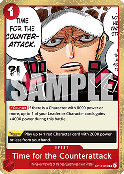 Time for the Counterattack (OP14-018) - The Azure Sea's Seven (Rare) [OP14-018] - Cards Beyond
