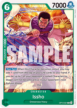 Issho (OP14-021) - The Azure Sea's Seven (Common) [OP14-021] - Cards Beyond