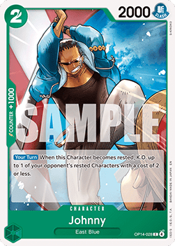 Johnny (OP14-028) - The Azure Sea's Seven (Common) [OP14-028] - Cards Beyond