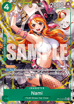 Nami (OP14-031) (V.2) - The Azure Sea's Seven (Alternate Art) [OP14-031] - Cards Beyond