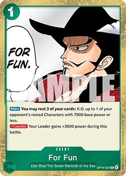 For Fun (OP14-037) - The Azure Sea's Seven (Rare) [OP14-037] - Cards Beyond