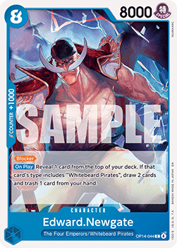Edward.Newgate (OP14-044) - The Azure Sea's Seven (Common) [OP14-044] - Cards Beyond