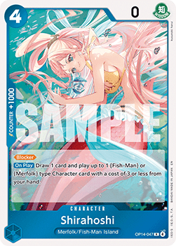 Shirahoshi (OP14-047) - The Azure Sea's Seven (Rare) [OP14-047] - Cards Beyond
