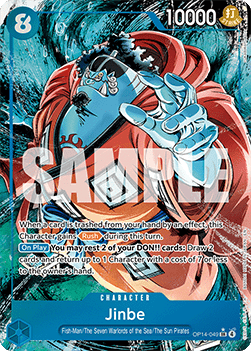 Jinbe (OP14-049) (V.2) - The Azure Sea's Seven (Alternate Art) [OP14-049] - Cards Beyond