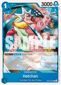 Hatchan (OP14-051) - The Azure Sea's Seven (Common) [OP14-051] - Cards Beyond