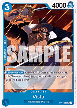 Vista (OP14-053) - The Azure Sea's Seven (Common) [OP14-053] - Cards Beyond