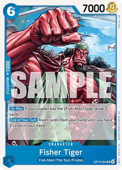 Fisher Tiger (OP14-054) - The Azure Sea's Seven (Uncommon) [OP14-054] - Cards Beyond