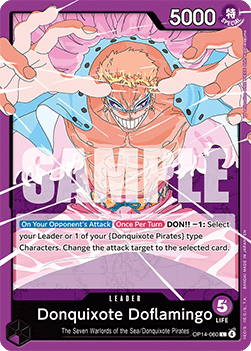 Donquixote Doflamingo (OP14-060) (V.1) - The Azure Sea's Seven (Leader) [OP14-060] - Cards Beyond