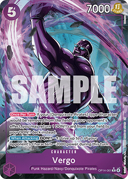 Vergo (OP14-061) (V.2) - The Azure Sea's Seven (Alternate Art) [OP14-061] - Cards Beyond