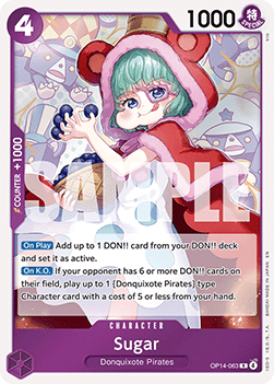 Sugar (OP14-063) - The Azure Sea's Seven (Rare) [OP14-063] - Cards Beyond