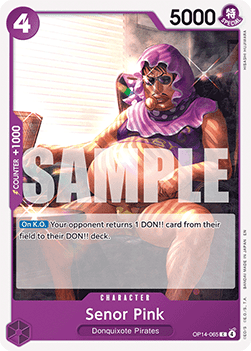 Senor Pink (OP14-065) - The Azure Sea's Seven (Common) [OP14-065] - Cards Beyond