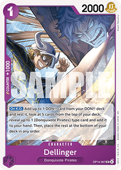 Dellinger (OP14-067) - The Azure Sea's Seven (Uncommon) [OP14-067] - Cards Beyond
