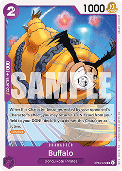 Buffalo (OP14-070) - The Azure Sea's Seven (Common) [OP14-070] - Cards Beyond