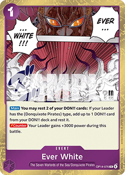 Ever White (OP14-076) - The Azure Sea's Seven (Rare) [OP14-076] - Cards Beyond