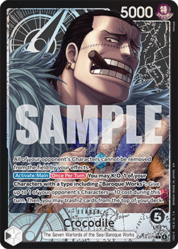 Crocodile (OP14-079) (V.2) - The Azure Sea's Seven (Alternate Art) [OP14-079] - Cards Beyond