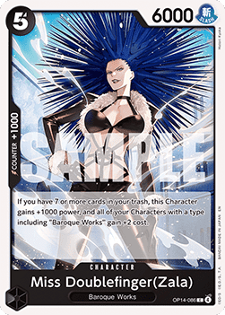 Miss Doublefinger(Zala) (OP14-086) - The Azure Sea's Seven (Common) [OP14-086] - Cards Beyond