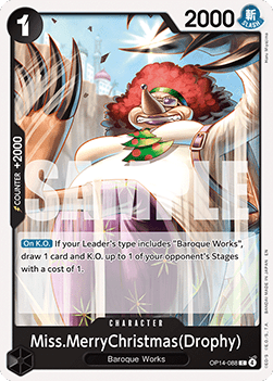 Miss.MerryChristmas(Drophy) (OP14-088) - The Azure Sea's Seven (Common) [OP14-088] - Cards Beyond