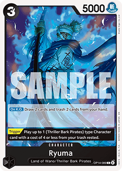Ryuma (OP14-089) - The Azure Sea's Seven (Common) [OP14-089] - Cards Beyond
