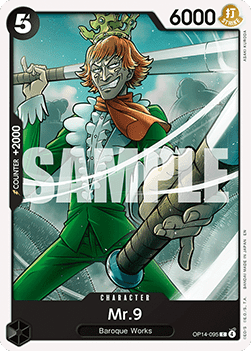 Mr.9 (OP14-095) - The Azure Sea's Seven (Common) [OP14-095] - Cards Beyond
