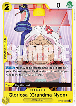 Gloriosa (Grandma Nyon) (OP14-103) - The Azure Sea's Seven (Common) [OP14-103] - Cards Beyond