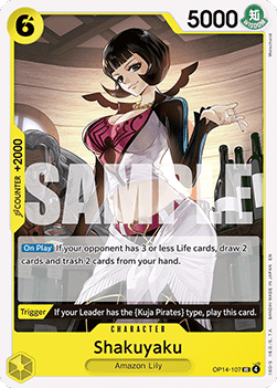 Shakuyaku (OP14-107) - The Azure Sea's Seven (Uncommon) [OP14-107] - Cards Beyond