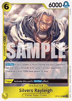 Silvers Rayleigh (OP14-108) - The Azure Sea's Seven (Rare) [OP14-108] - Cards Beyond