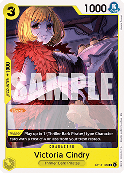 Victoria Cindry (OP14-109) - The Azure Sea's Seven (Common) [OP14-109] - Cards Beyond