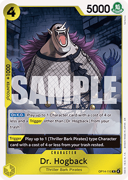 Dr. Hogback (OP14-110) - The Azure Sea's Seven (Rare) [OP14-110] - Cards Beyond