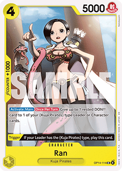 Ran (OP14-114) - The Azure Sea's Seven (Uncommon) [OP14-114] - Cards Beyond