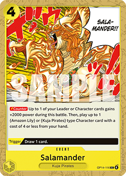 Salamander (OP14-116) - The Azure Sea's Seven (Common) [OP14-116] - Cards Beyond