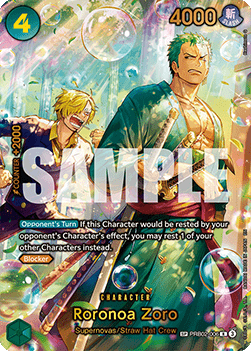 Roronoa Zoro (PRB02-006) - The Azure Sea's Seven (Special Rare) [OP14-PRB02-006] - Cards Beyond