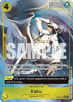 Kaku (ST29-003) (V.2) - Starter Deck: Egghead (Alternate Art) [ST29-003] - Cards Beyond