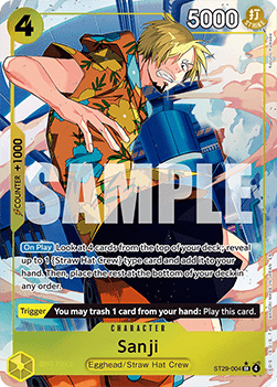 Sanji (ST29-004) (V.2) - Starter Deck: Egghead (Alternate Art) [ST29-004] - Cards Beyond