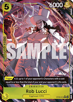 Rob Lucci (ST29-013) (V.2) - Starter Deck: Egghead (Alternate Art) [ST29-013] - Cards Beyond