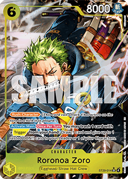 Roronoa Zoro (ST29-014) (V.2) - Starter Deck: Egghead (Alternate Art) [ST29-014] - Cards Beyond