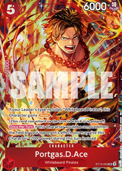 Portgas.D.Ace (ST15-005) (V.3) - Unnumbered Promos (Super Rare) [UP-ST15-005] - Cards Beyond