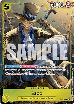 Sabo (P-073) (V.2) - Promos (Promo) [P-073] - Cards Beyond