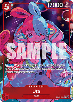 Uta (EB03-003) (V.2) - Heroines Edition (Alternate Art) [EB03-003] - Cards Beyond