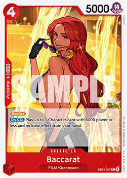 Baccarat (EB03-007) (V.1) - Heroines Edition (Common) [EB03-007] - Cards Beyond